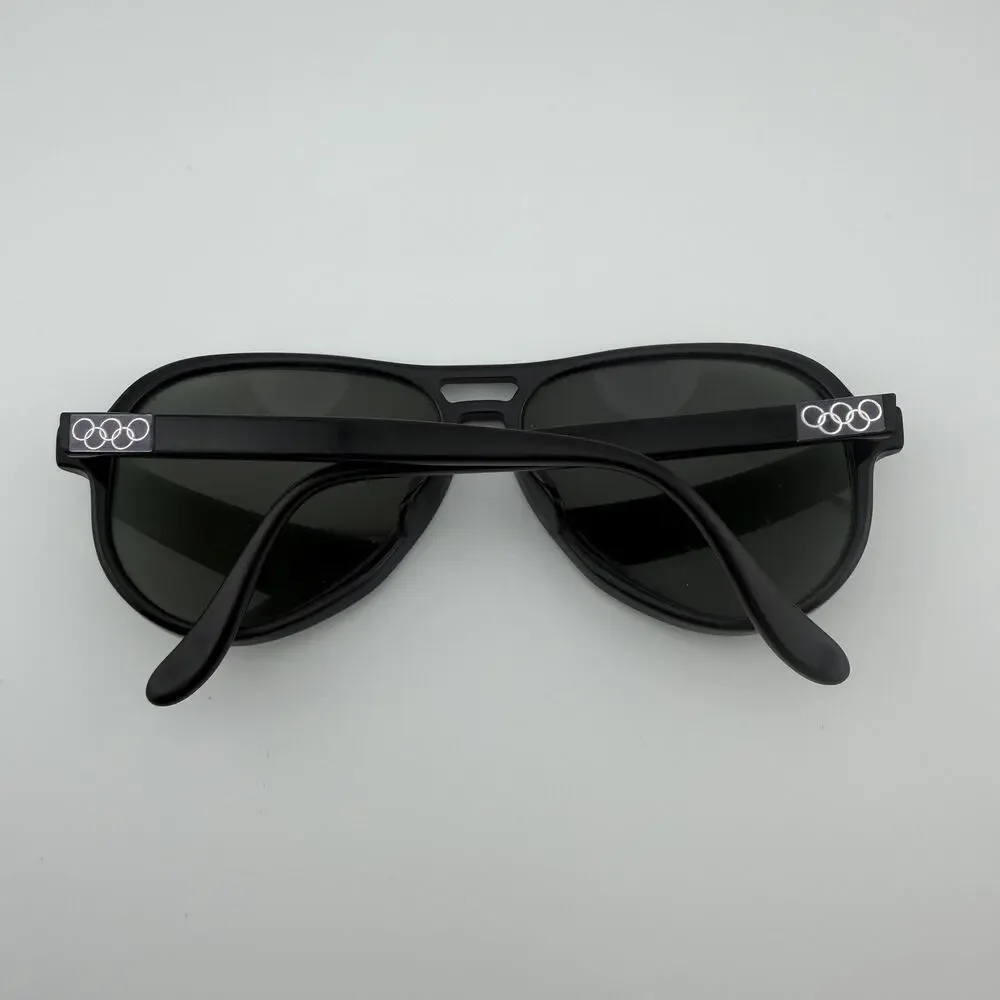 Vintage B&L Ray-Ban Vagabond Olympic Sunglasses Black USA Mirrored Lens Rare